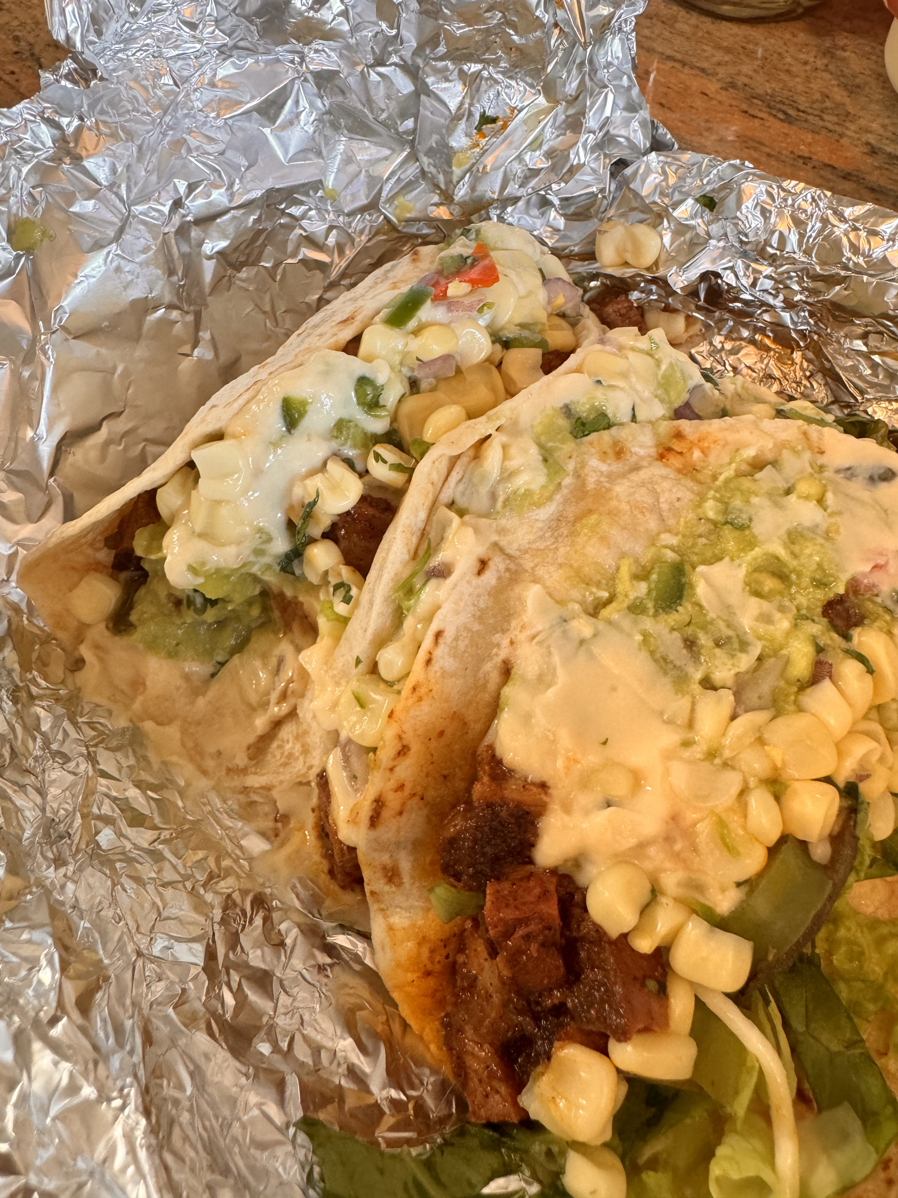 Photo of Chipotle\'s tacos.