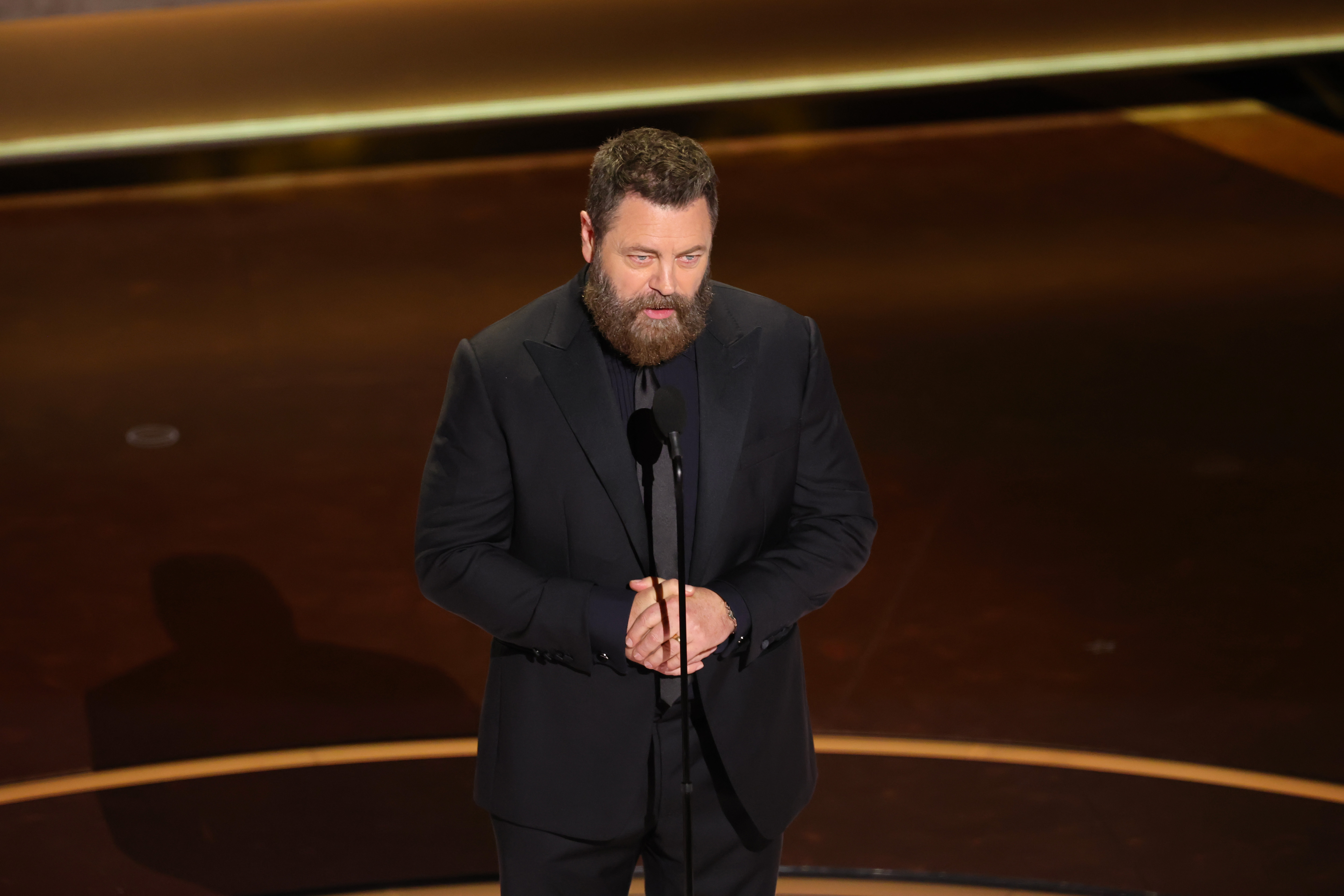 nick offerman is the 2025 oscars announcer