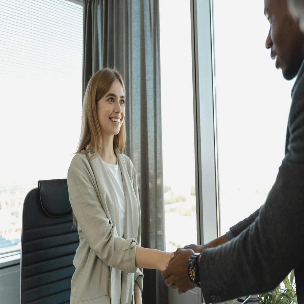 woman in job interview