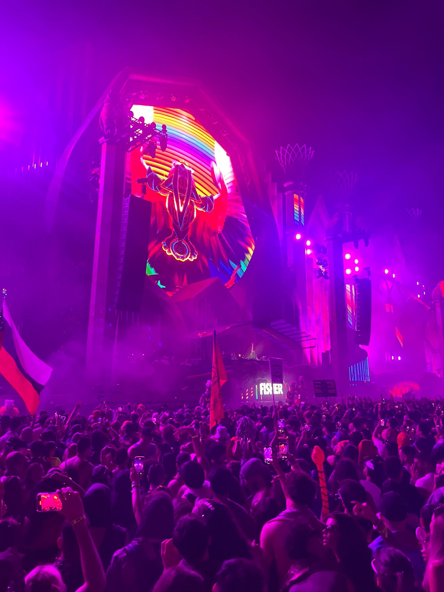 Picture of me and friends at EDC Orlando