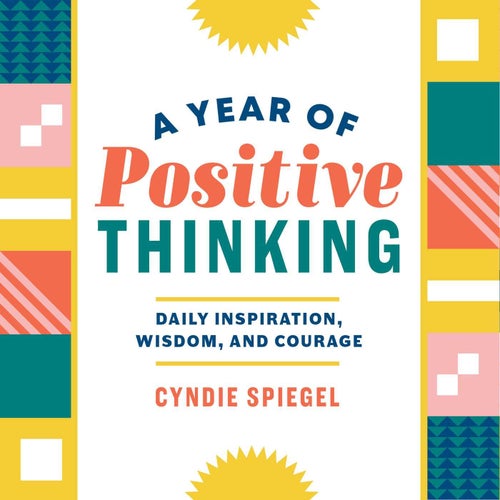 a year of positive thinking motivational message cards