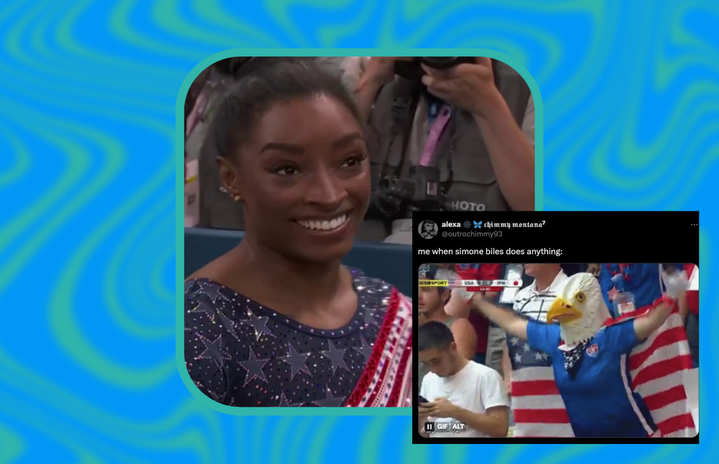 tweet reactions gymnastics final