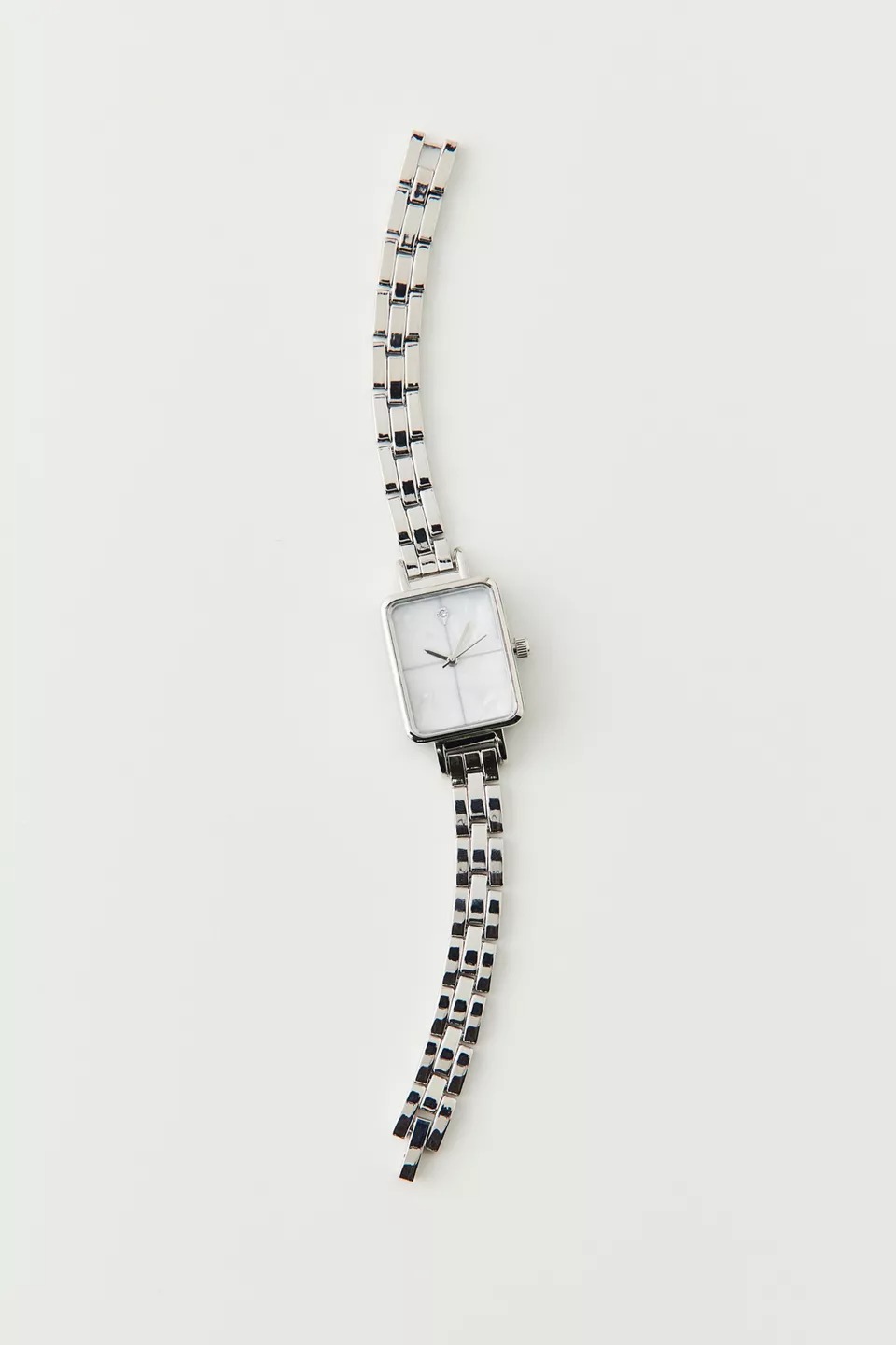 Urban Outfitters Classic Metal Rectangle Watch