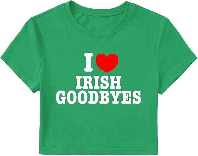 I heart an irish goodbye t-shirt