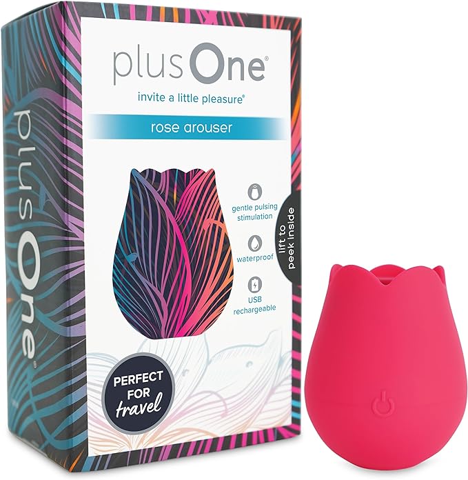 plusOne Rose Vibrator for Women - Clitoral Stimulator