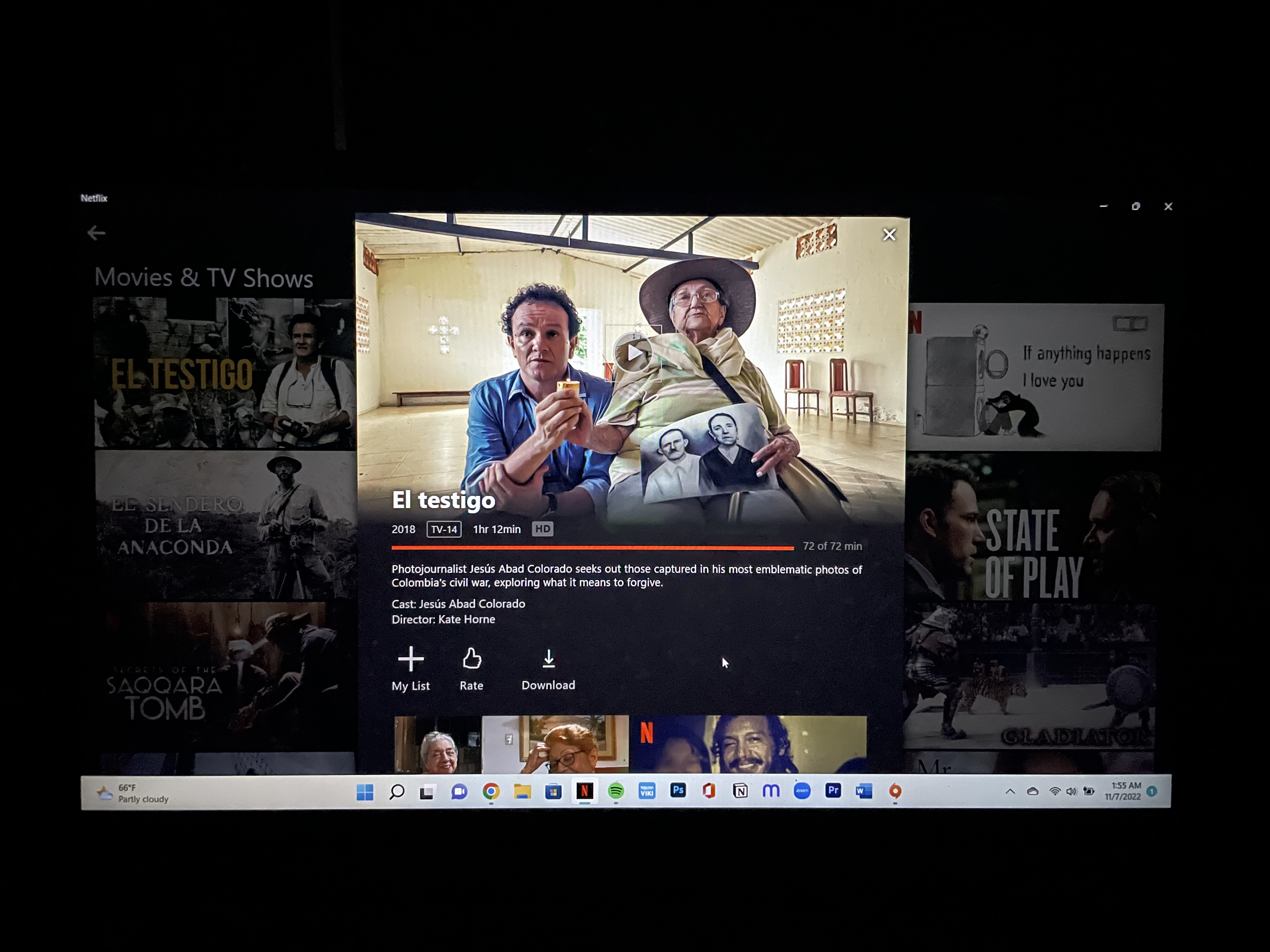 Photo of the cover of Netflix documentary \