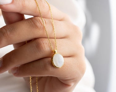 moonstone necklace dupe