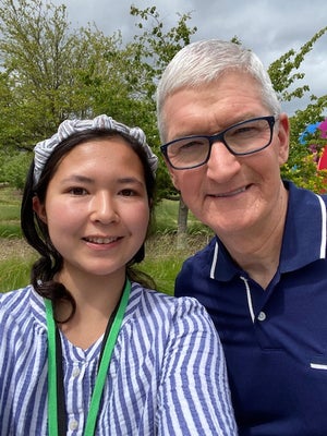 angelina tsuboi and tim cook