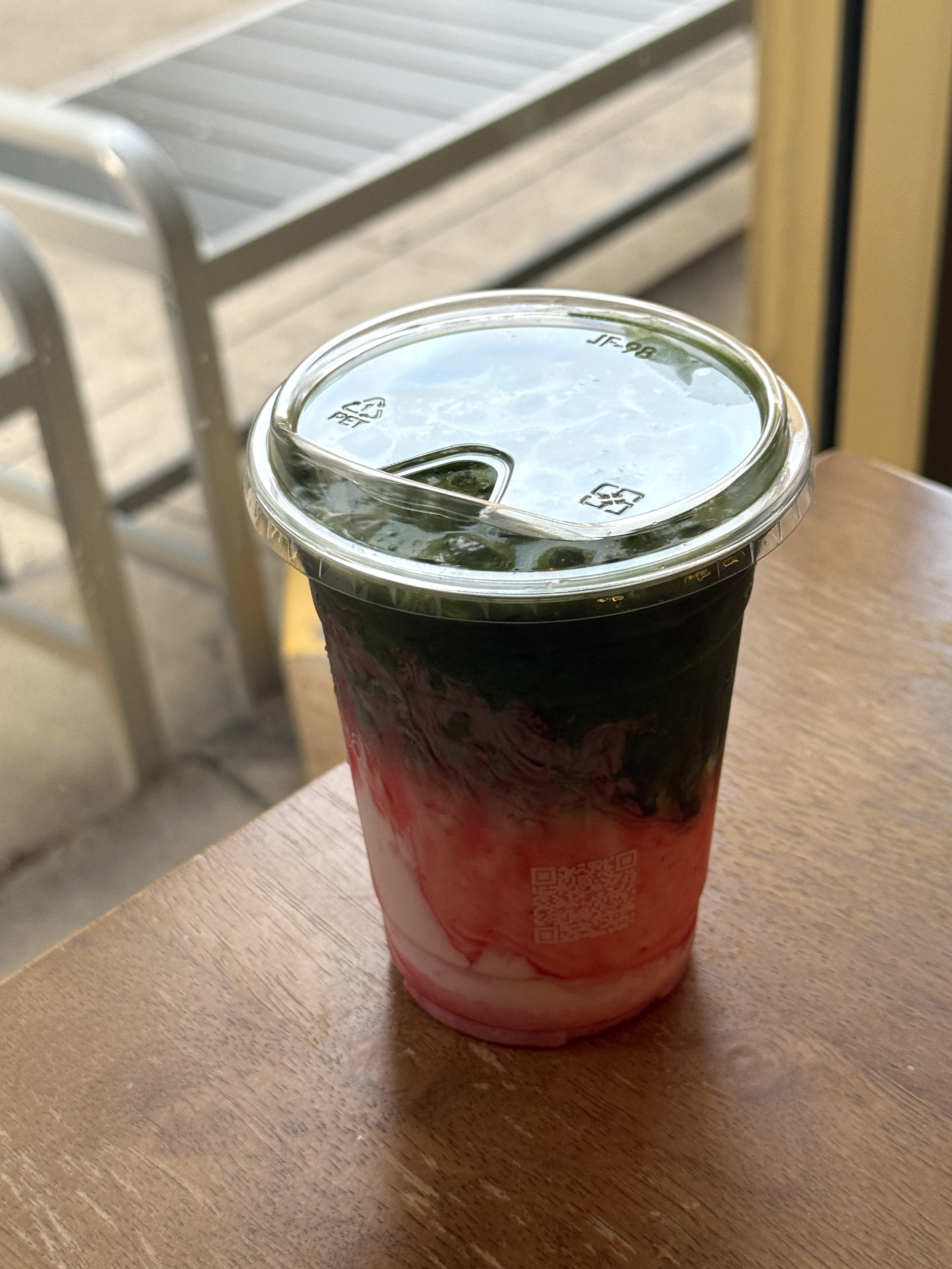 strawberry matcha