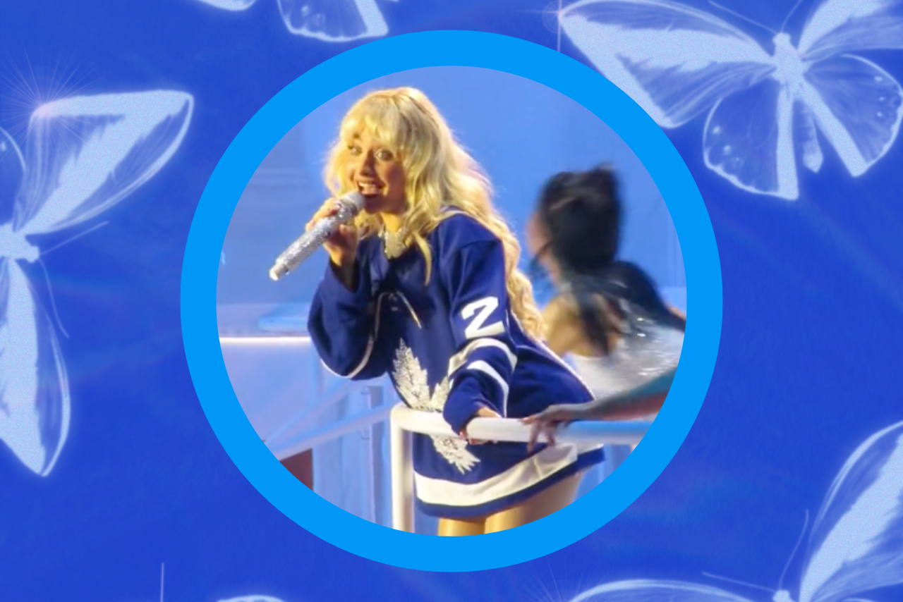 sabrina carpenter maple leafs shawn mendes