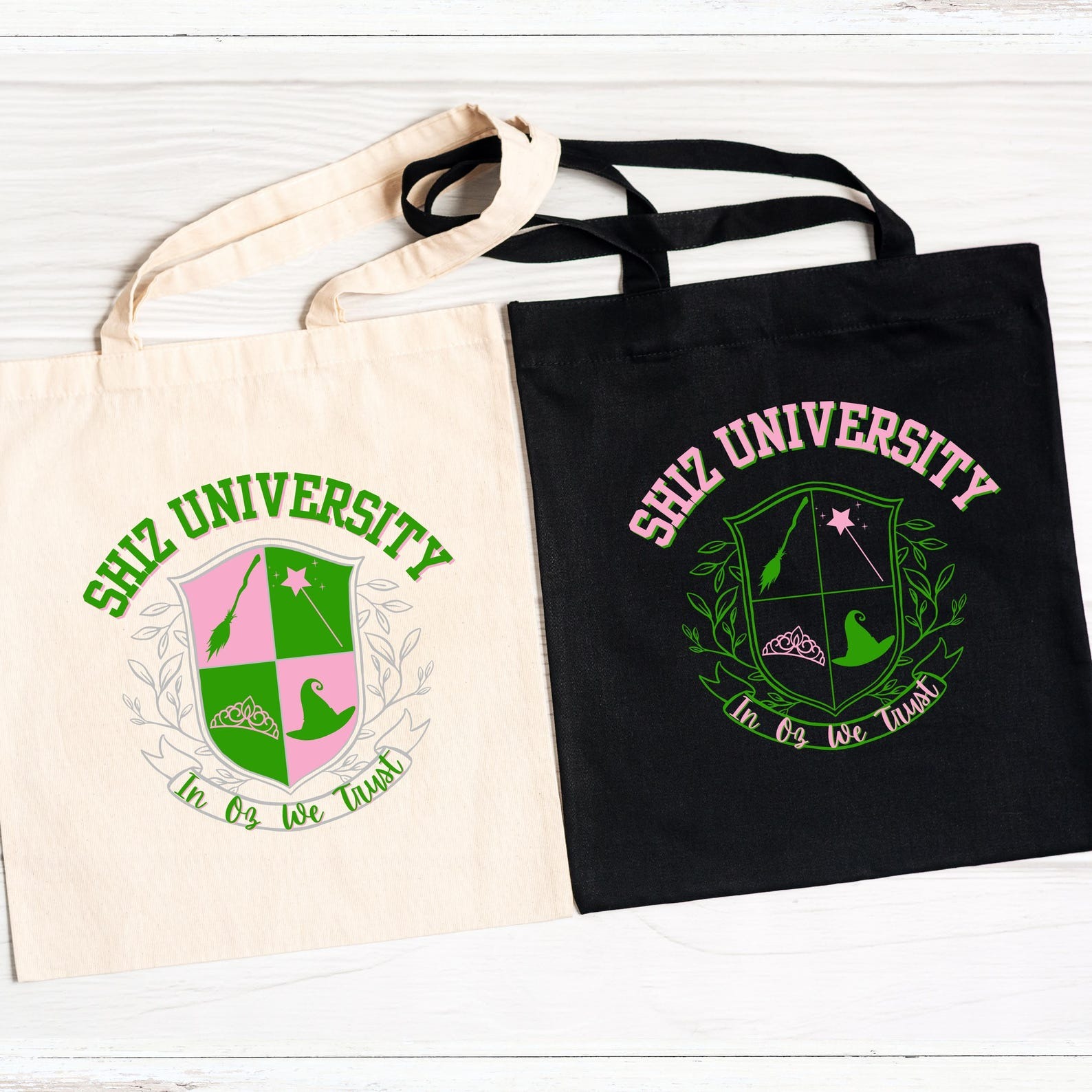ModernintheMix Shiz University Logo Tote Bag