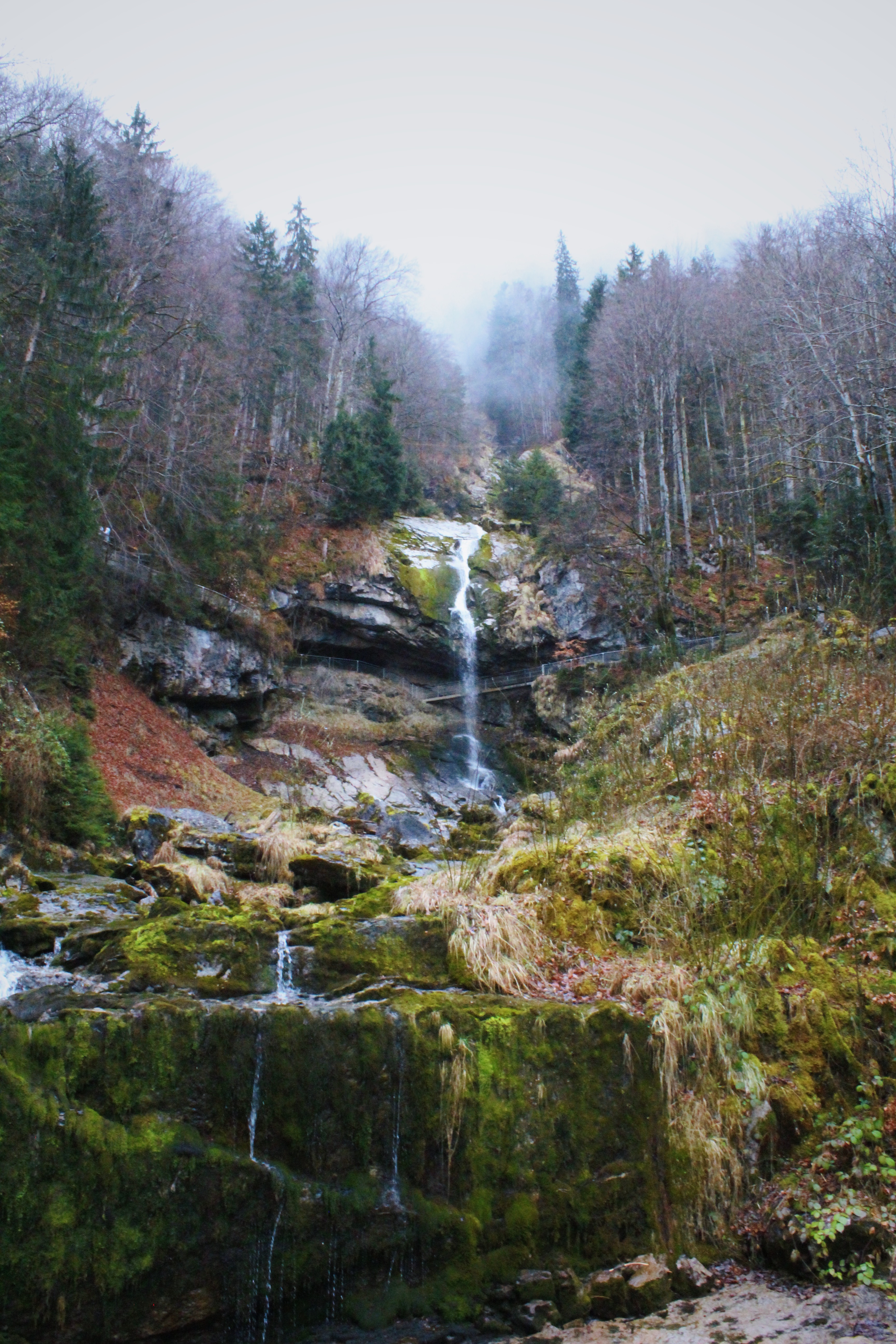 waterfall in Lauterbrunnen, Switzerland