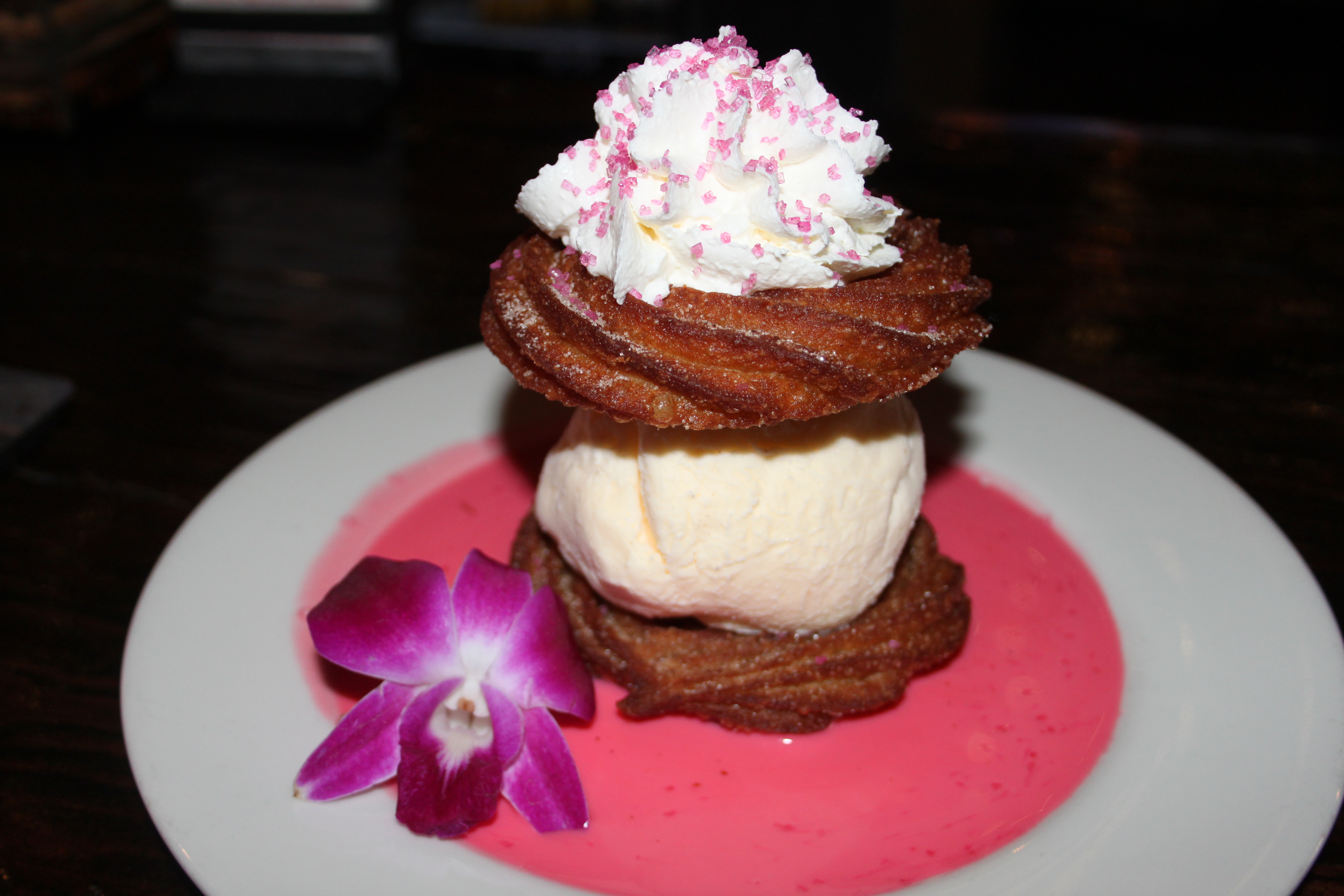 Pink Taco Tres Leches Churro