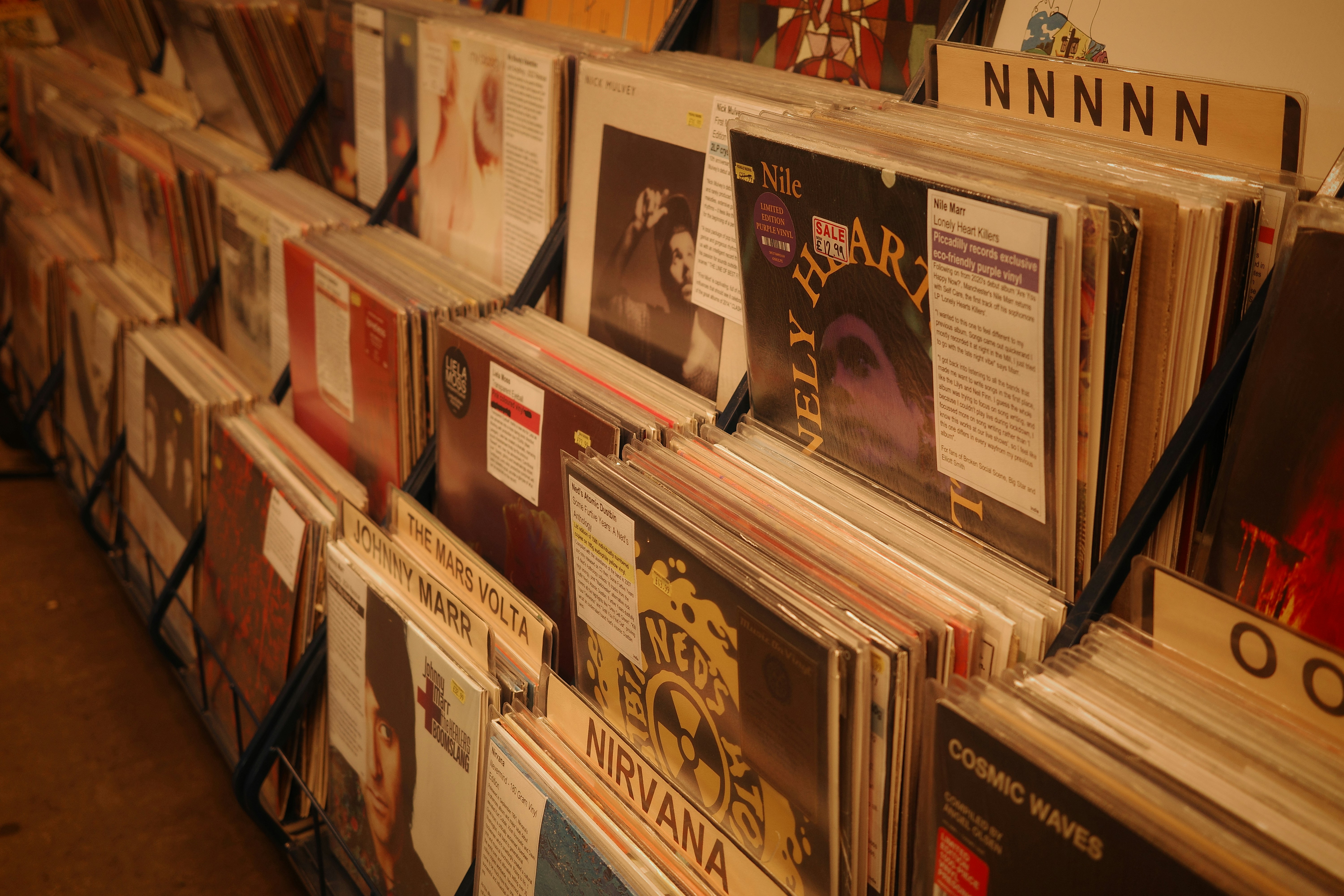 assortment of vinyls