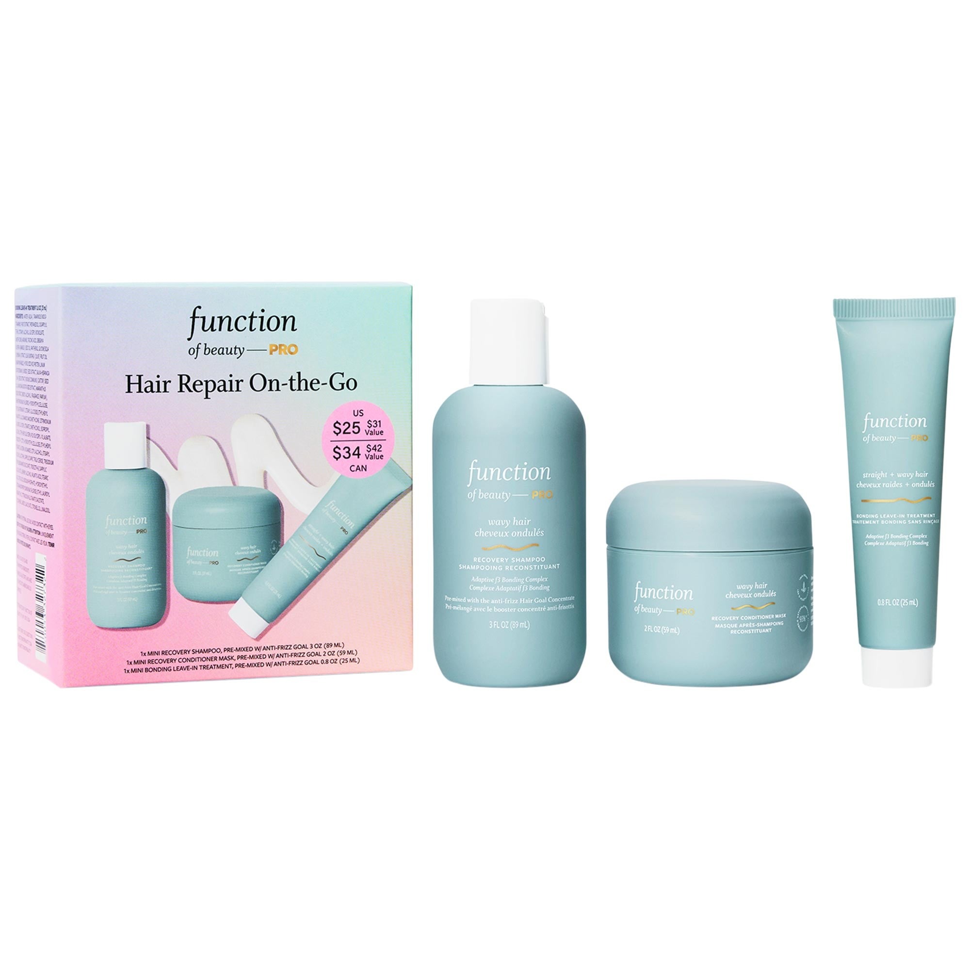 Function of Beauty Mini On the Go Bond Repair Set