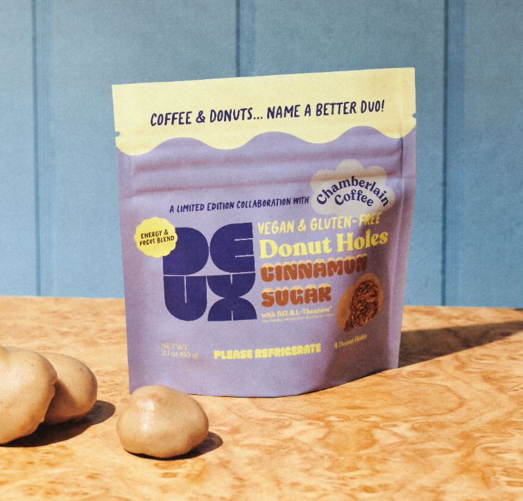 Chamberlain Coffee and DEUX\'s new collaboration, Cinnamon Donut Holes.