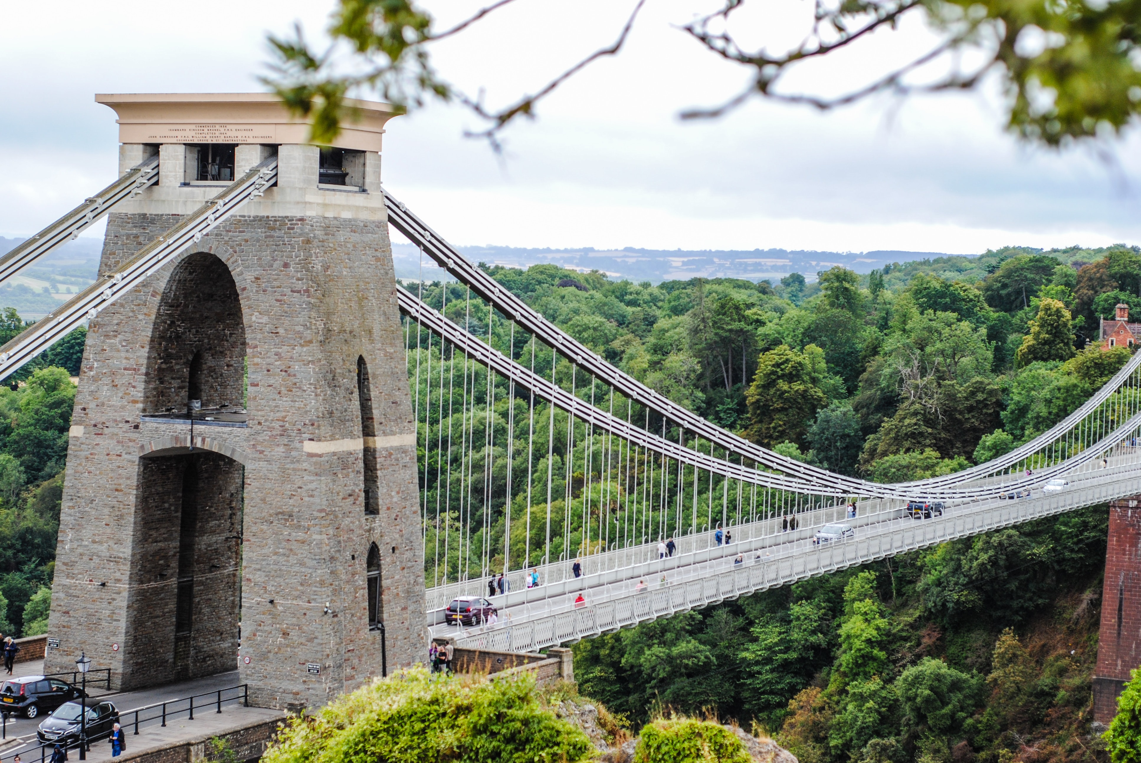 Bristol Clifton Suspension Bridge Beautiful Bristol Scene Clifton Observatory