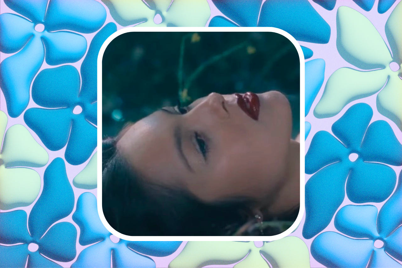 Olivia Rodrigo in the \"Vampire\" music video.