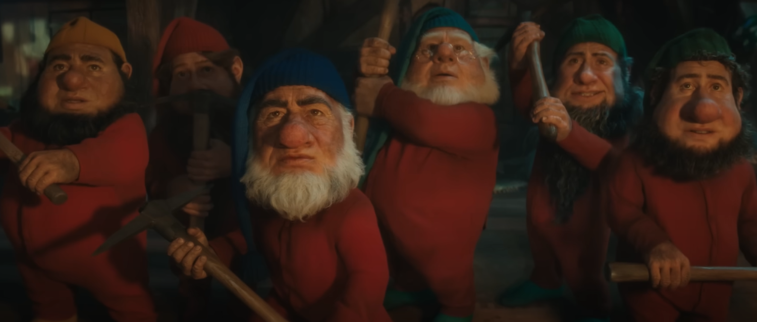 Dwarves in the live action Snow White