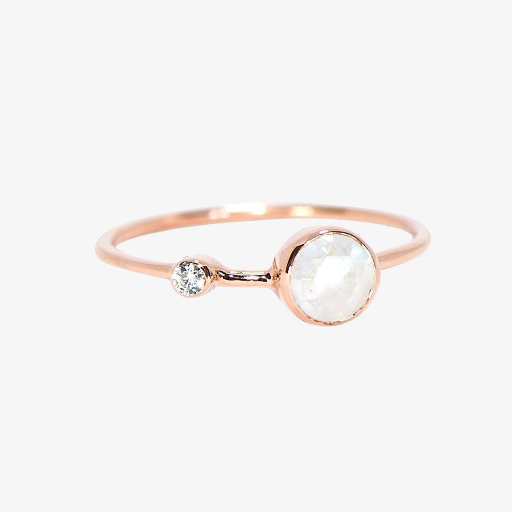 Pura Vida Moonstone Double Stone Ring