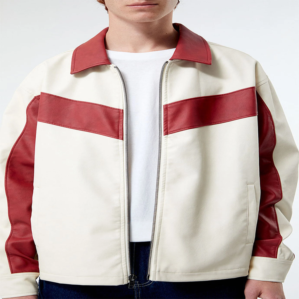 PacSun Colorblocked Faux Leather Jacket