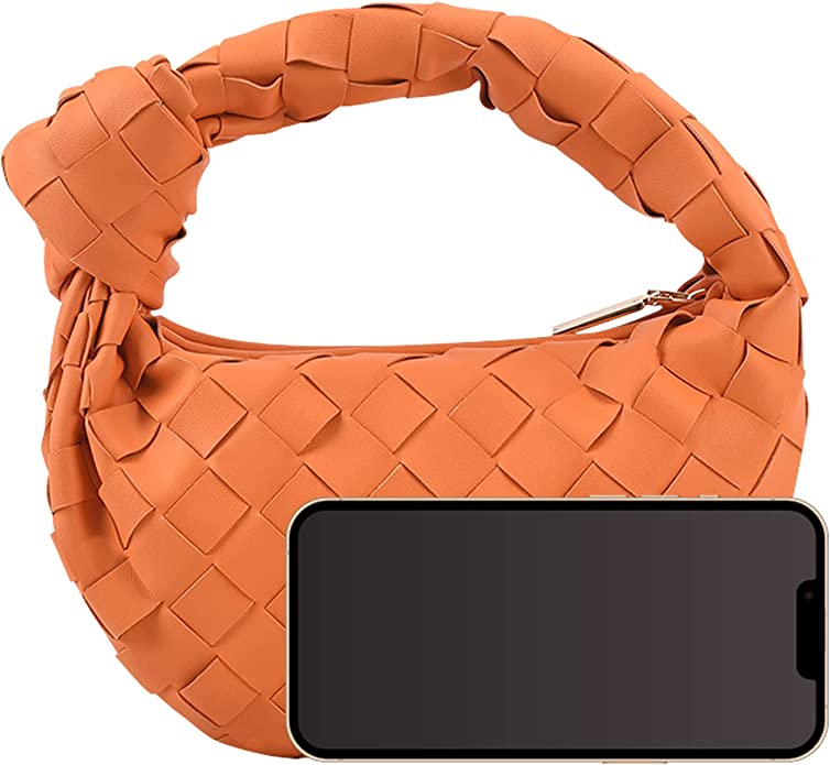orange woven purse designer dupes