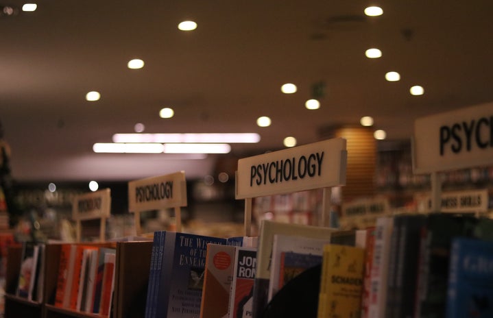 psychology section of a library