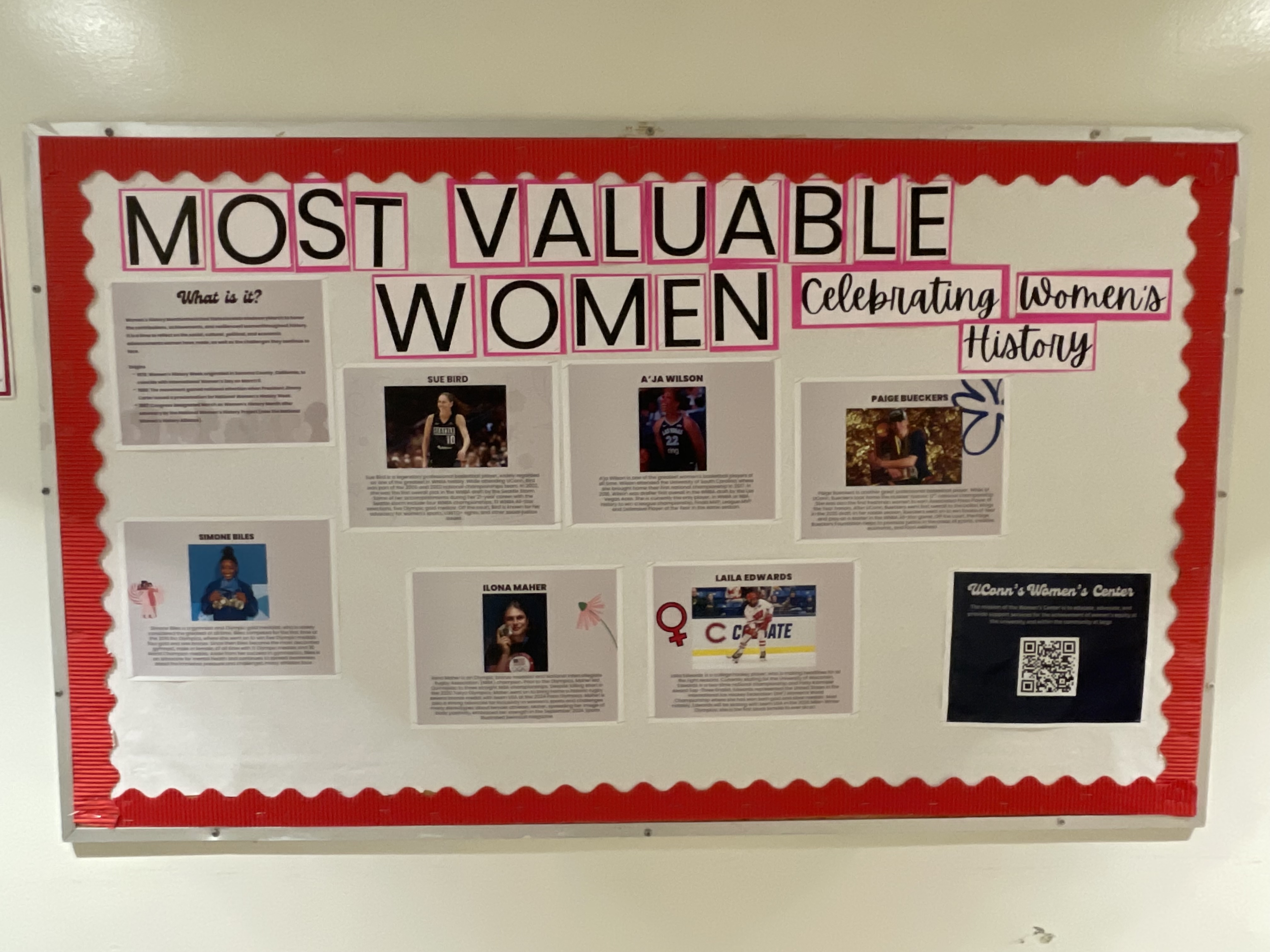 women\'s history month bulletin board