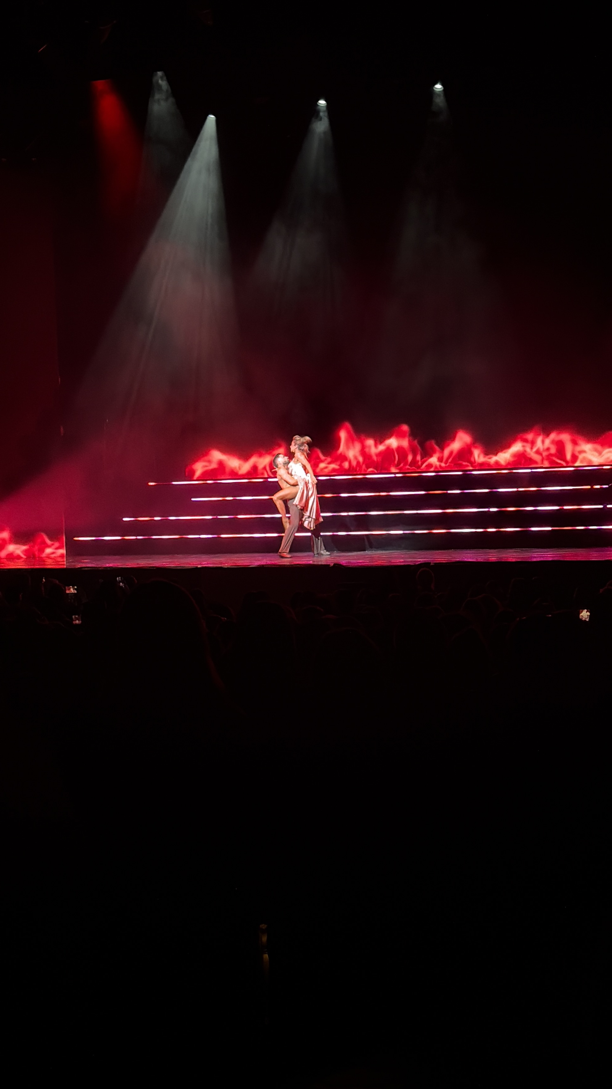 Two pro dancers