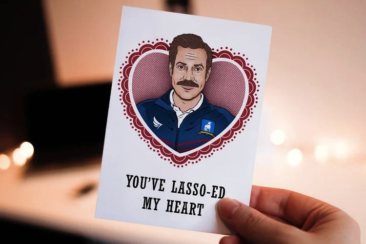 ted lasso valentine\'s day card