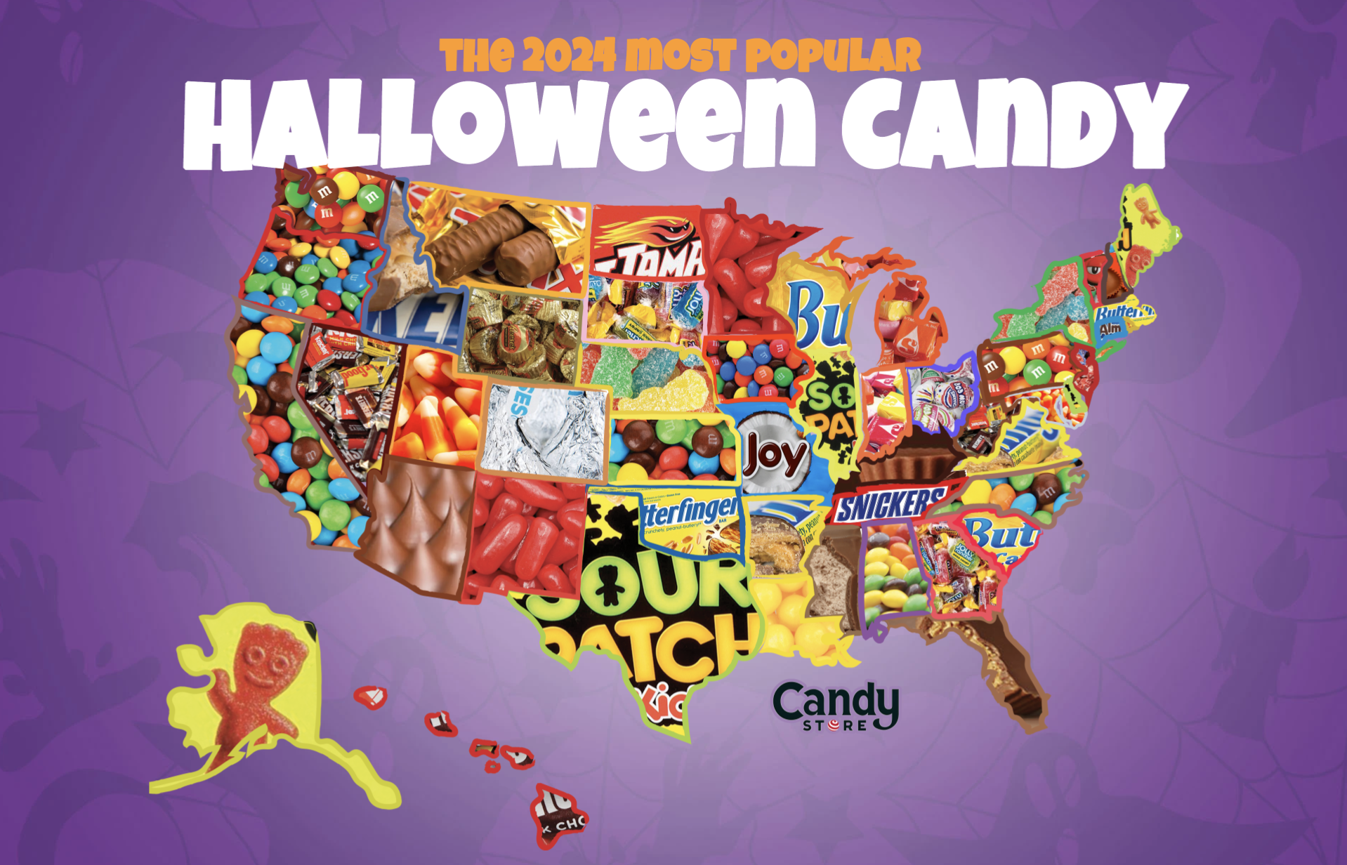 The Most Popular Halloween Candy In Each State For 2024