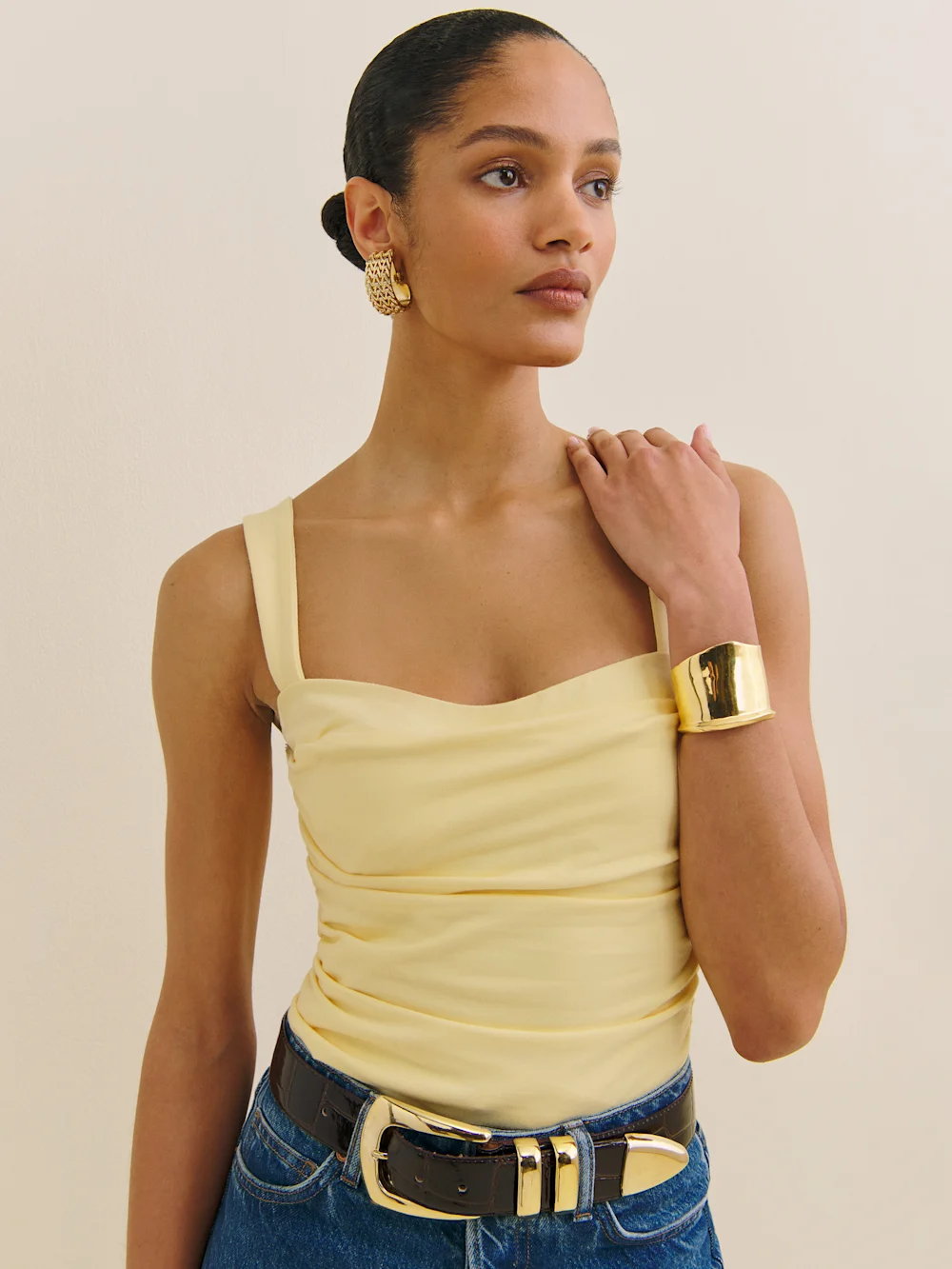 Reformation Trish Knit Top