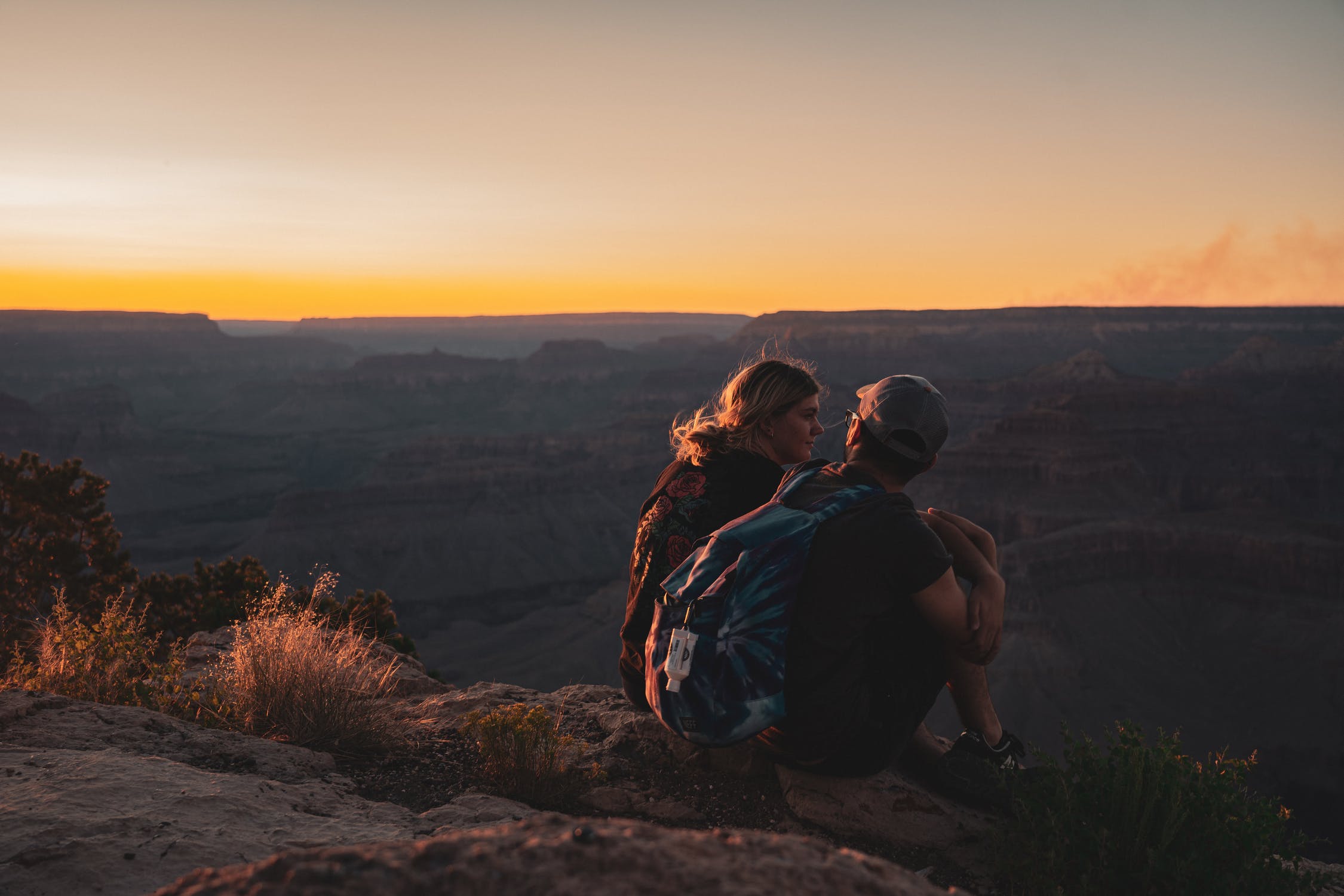 couple on a hike