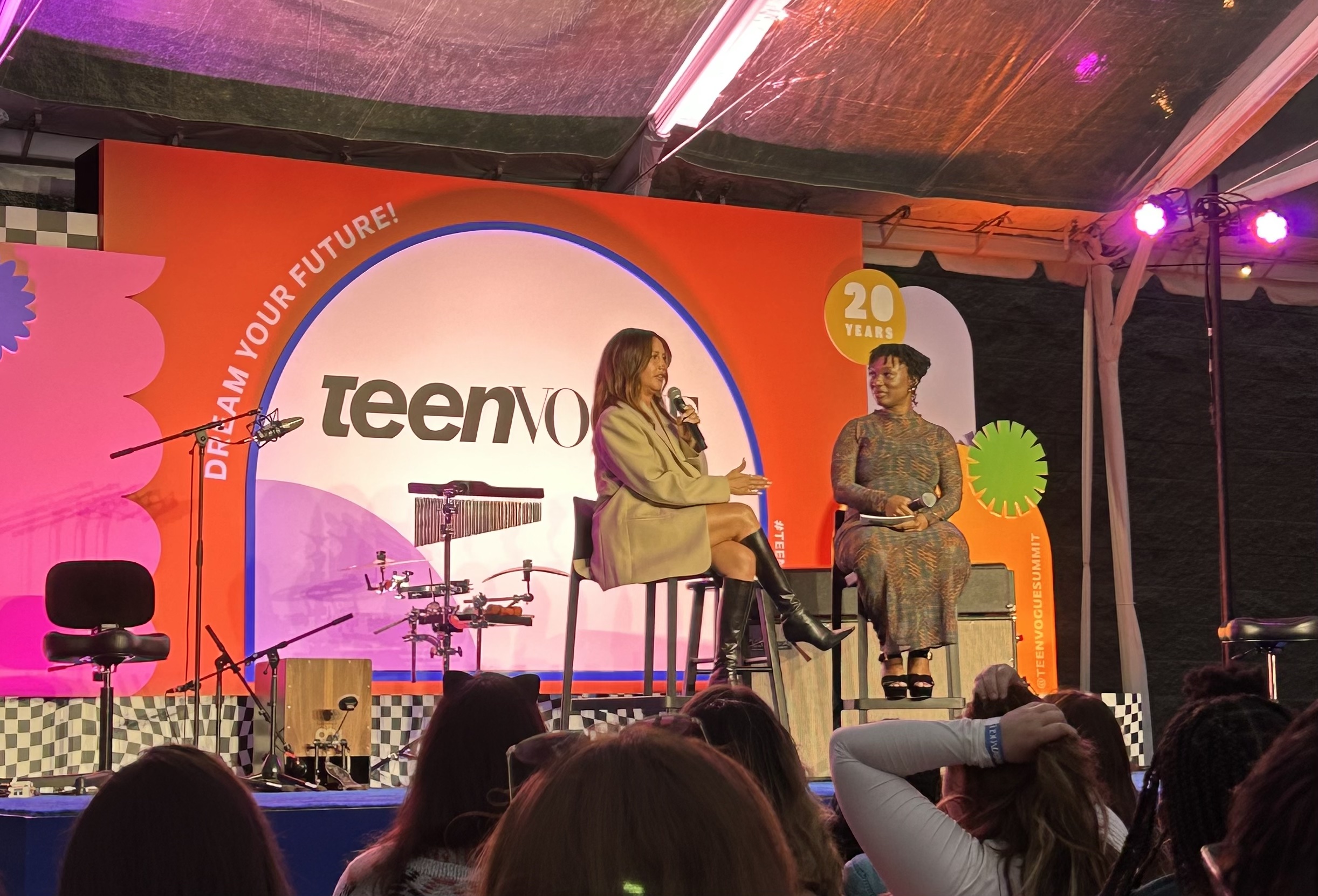 Ashley Tisdale interviewed at Teen Vogue Summit