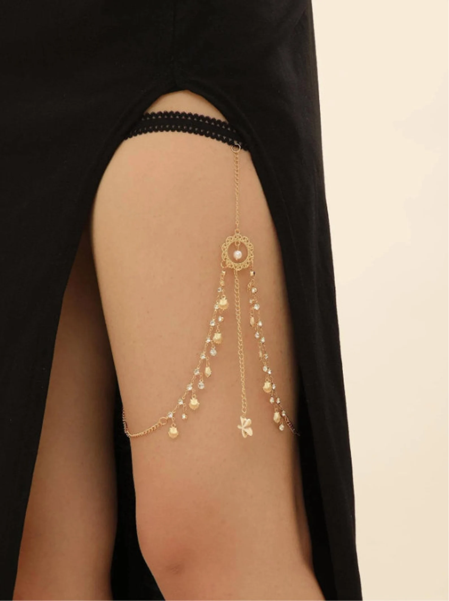 thigh chain jewelry starfish