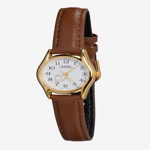 Casio Women’s Cat Leather Watch