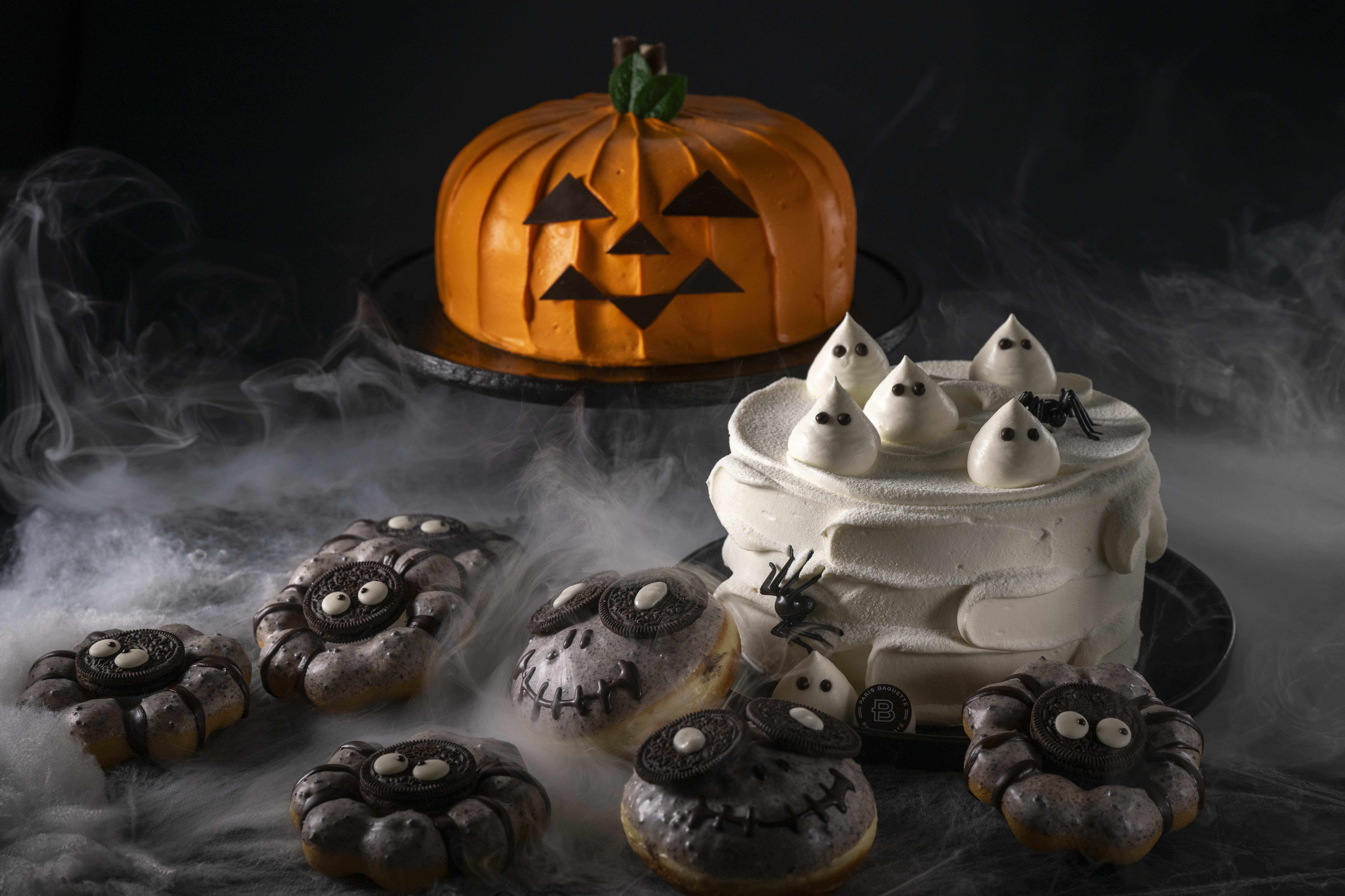 Photo of Paris Baguette\'s Halloween Menu.
