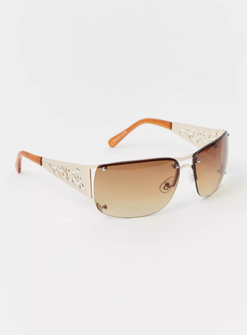Urban Outfitters Holly Metal Shield Sunglasses