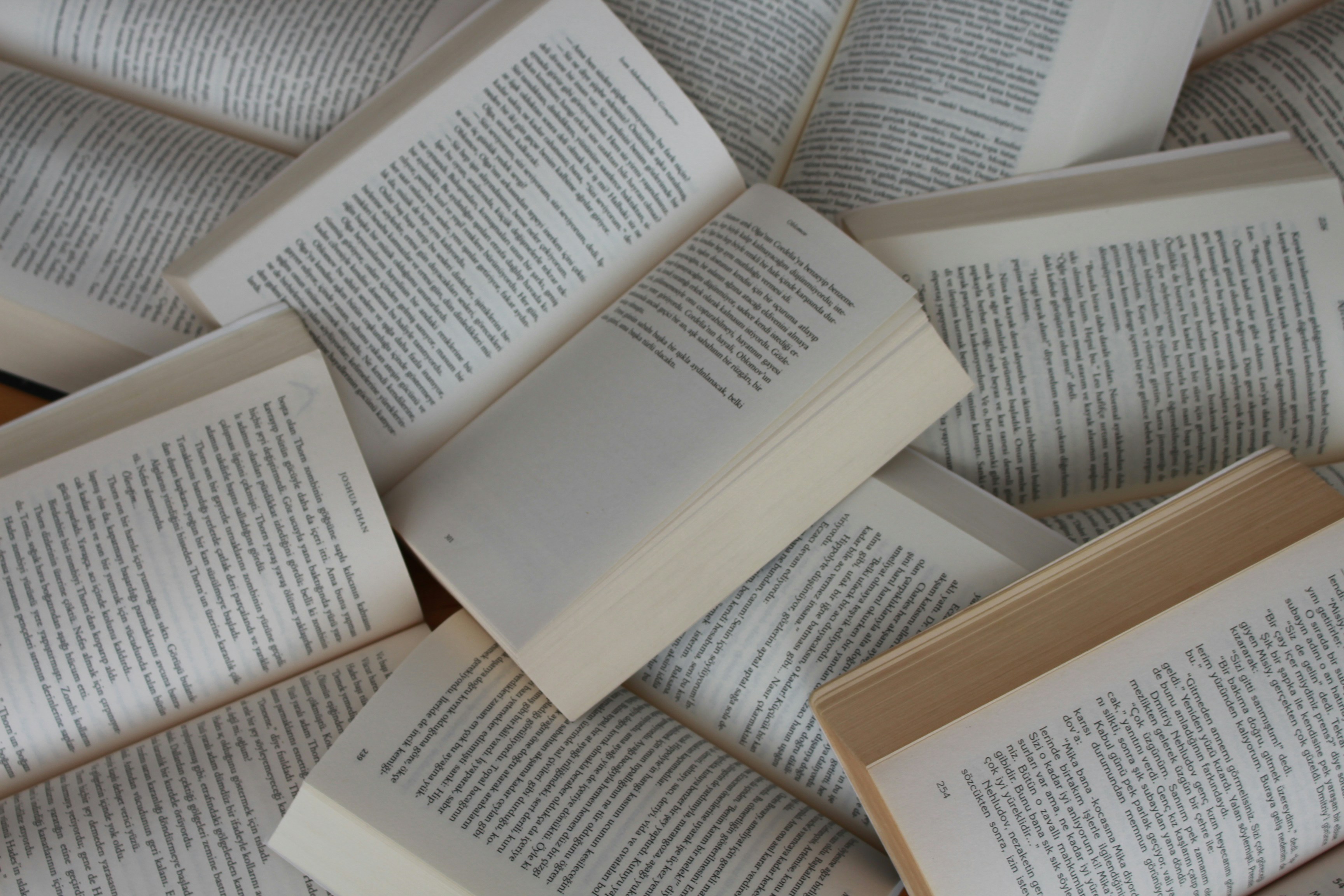 pile of books