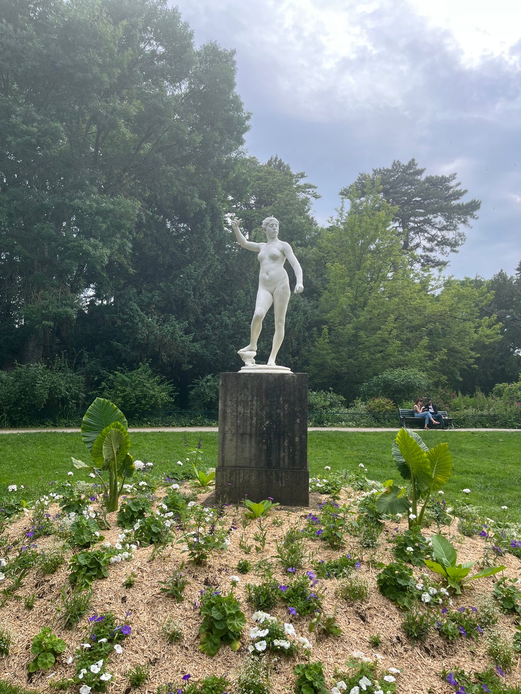 Statue at the Jardin des Plantes in Toulouse, France