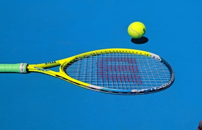 yellow wilson tennis racket