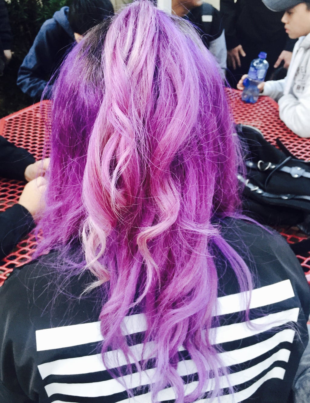 Picture of my pastel purple hair