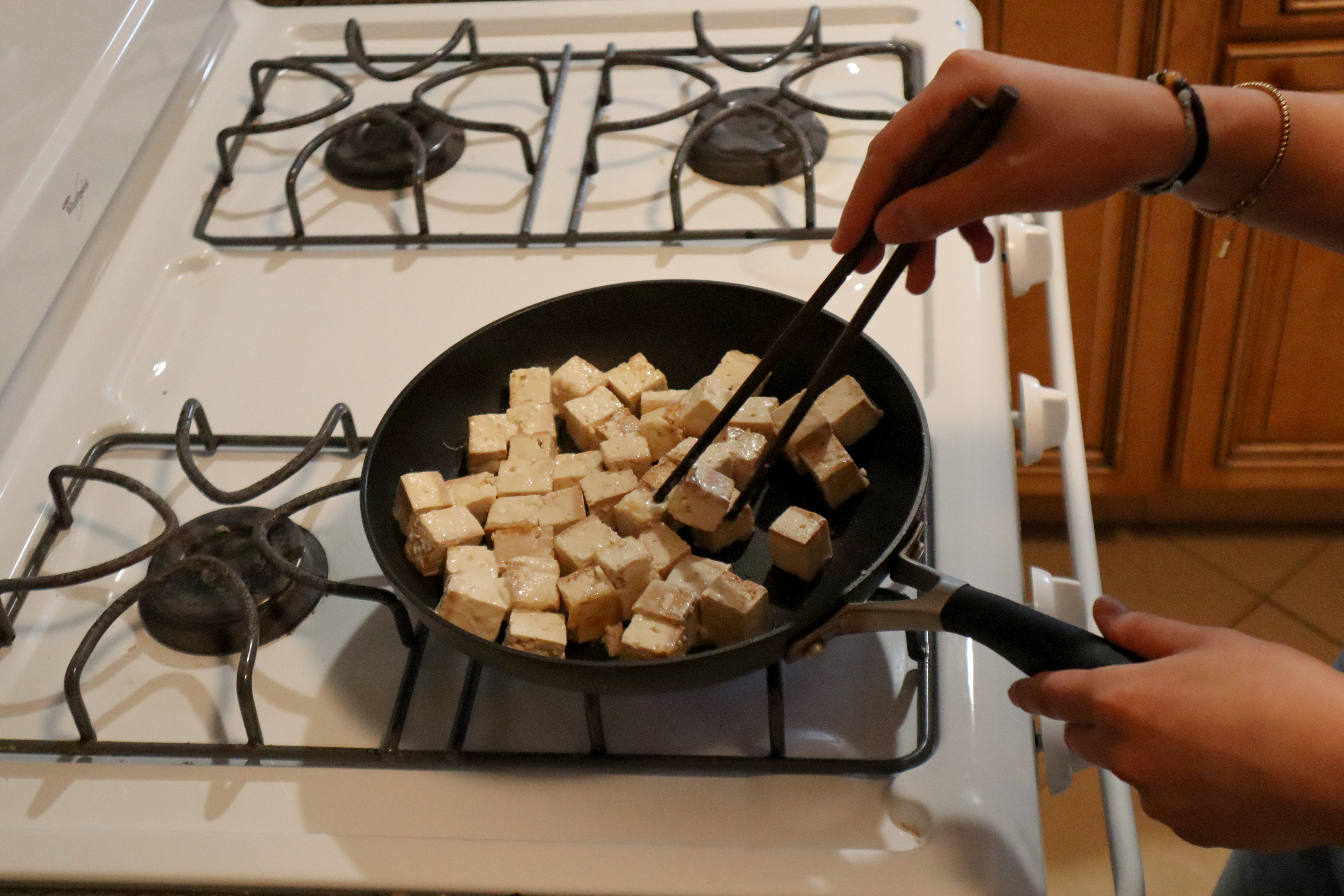 Tofu cooking