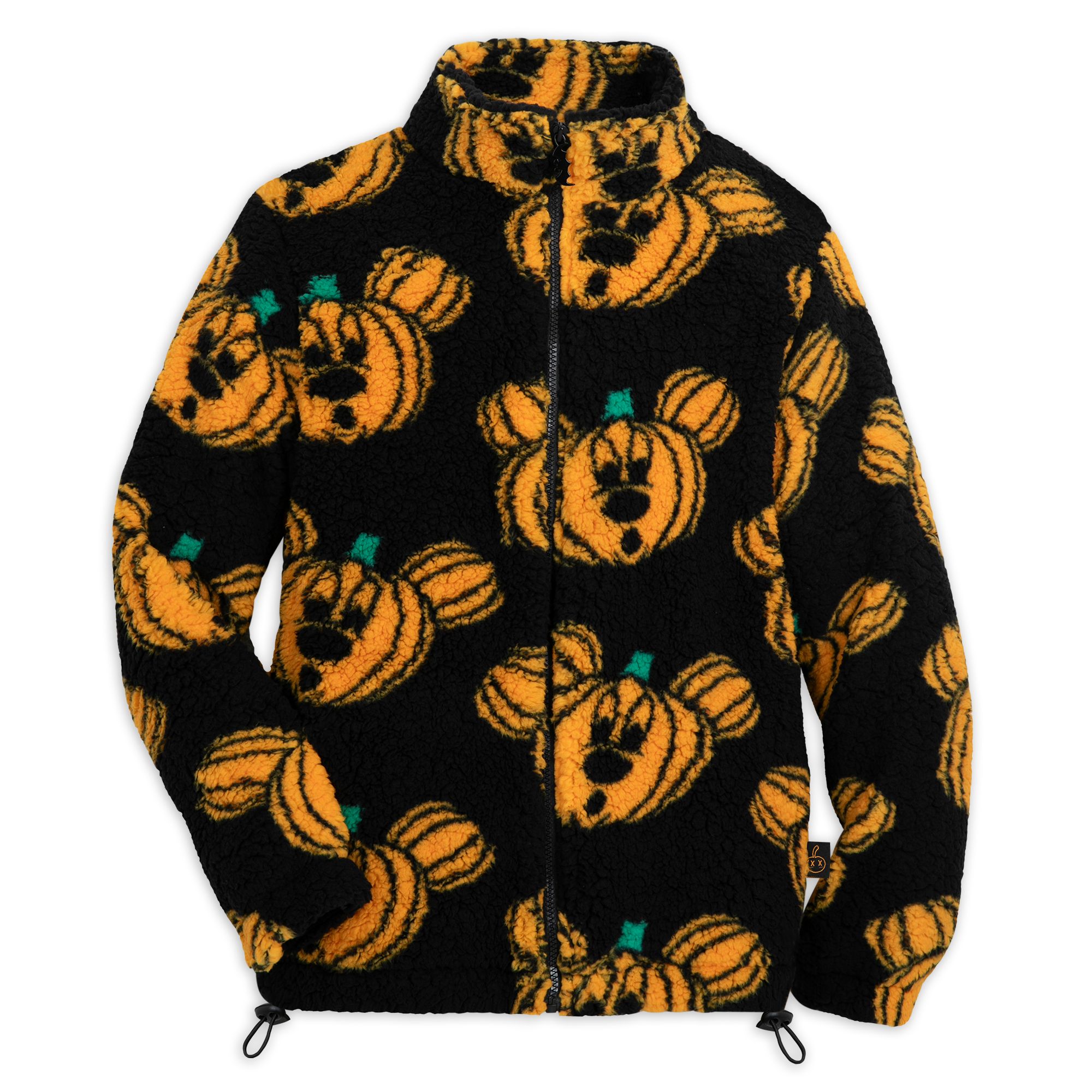 Mickey Mouse Pumpkin Halloween Zip Fleece Jacket for Adults