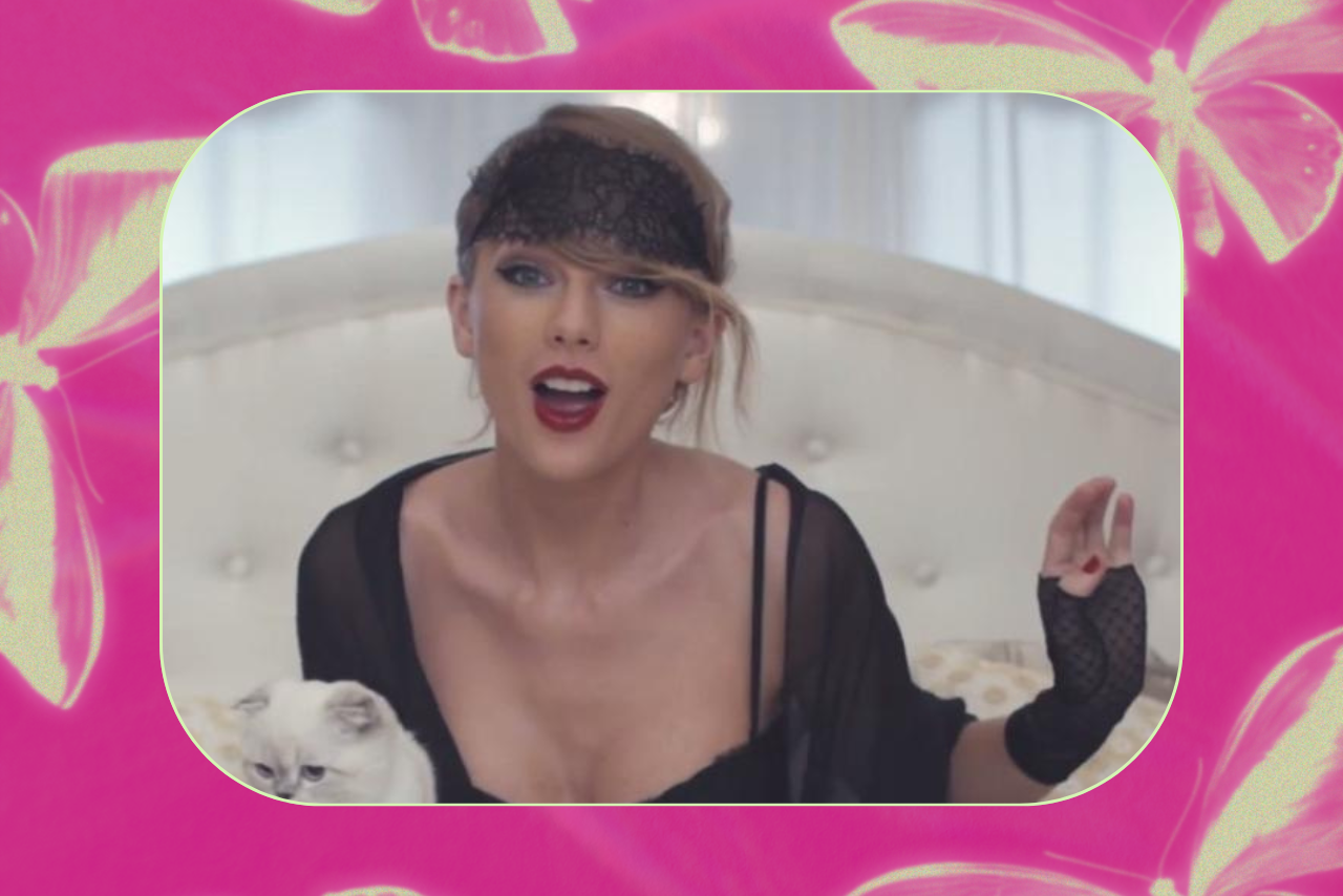 taylor swift in the \"blank space\" music video