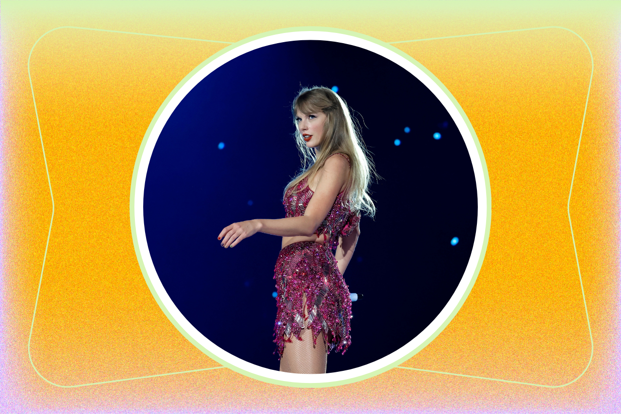 Taylor Swift on stage during The Eras Tour