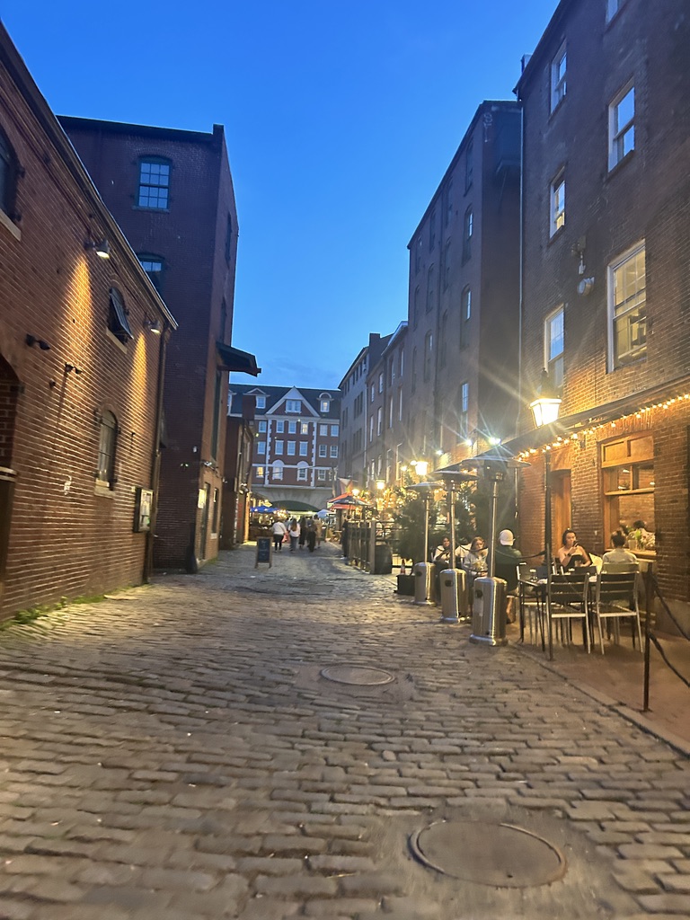 Old Port in Portland, Maine
