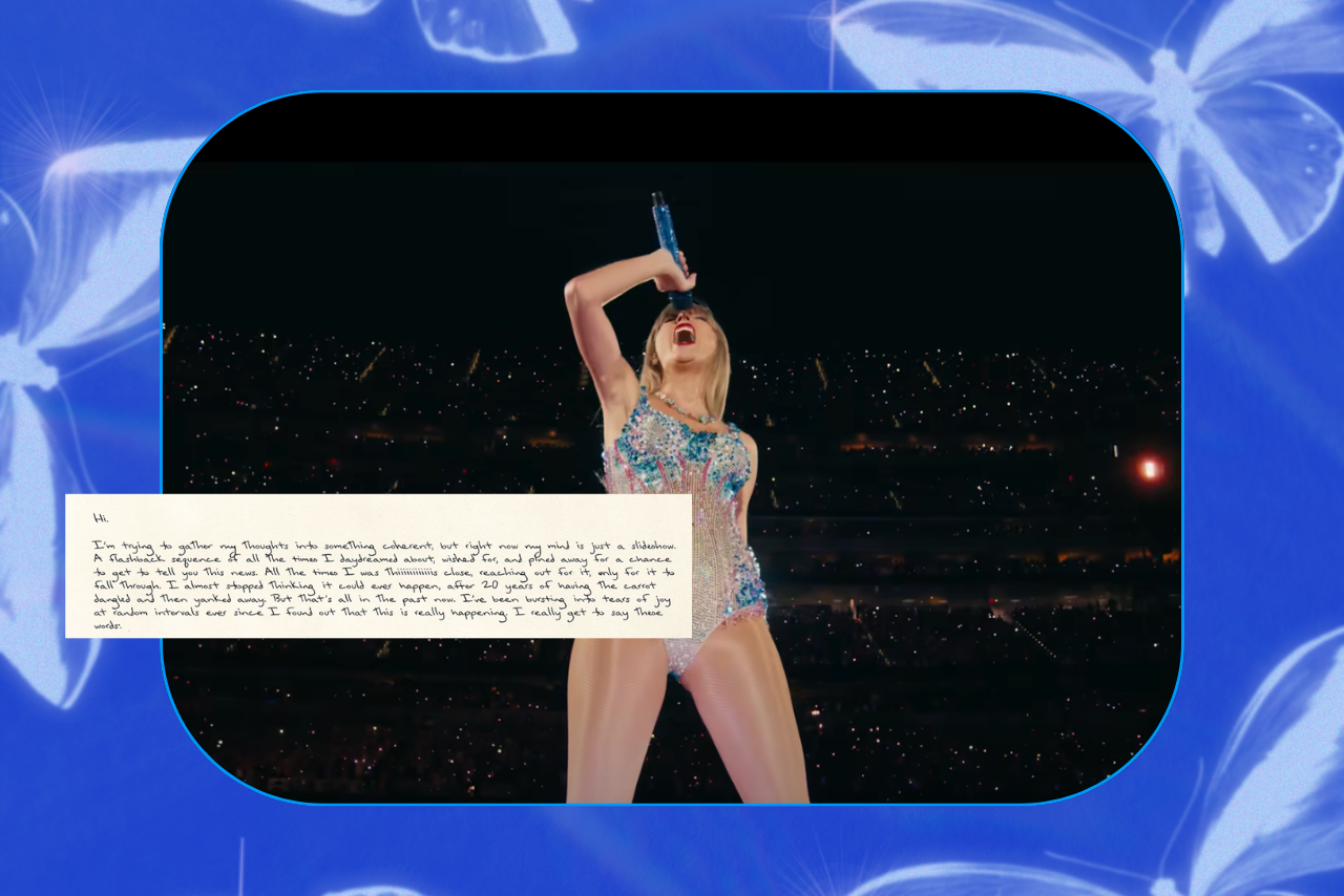 taylor swift masters letter