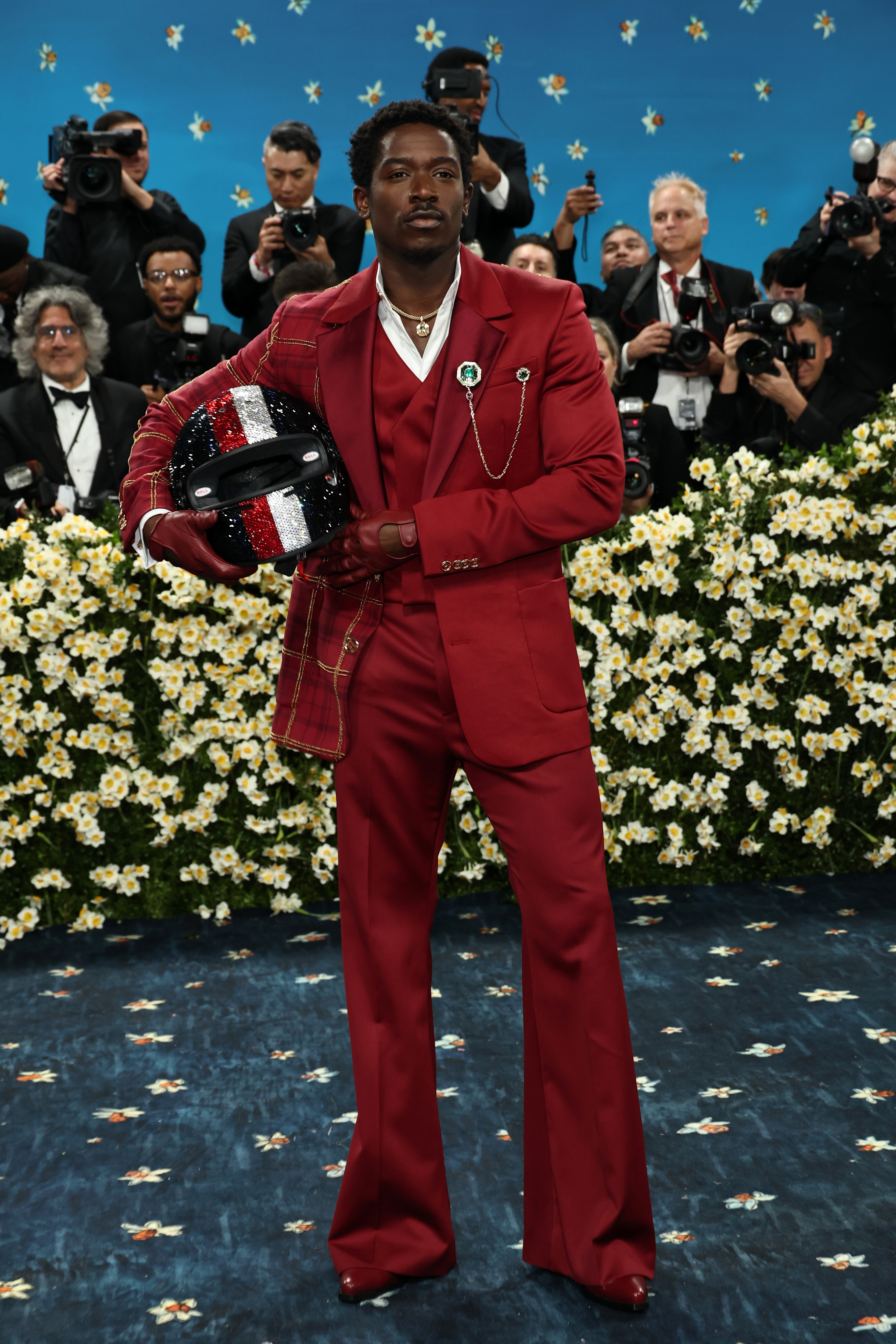 damson Idris at the 2025 met gala