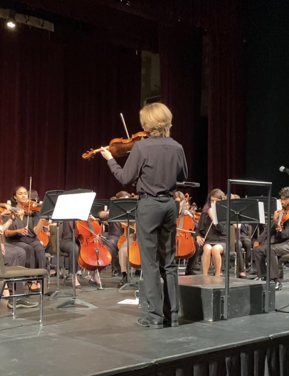 My friend Dan performing with the Texas A&M University Orchestra